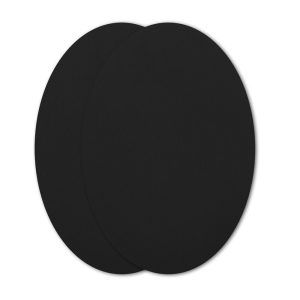 BLACK - Iron-on knee patches kids size