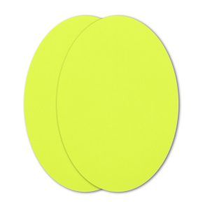 FLUOR YELLOW - Iron-on knee patches kids size