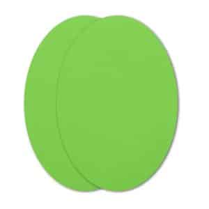 FLUOR GREEN - Iron-on knee patches kids size