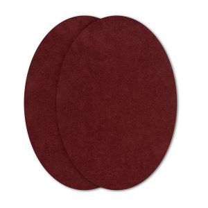 MAROON SUEDE - Iron-on knee patches kids size
