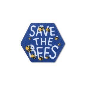 SAVE THE BEES - Iron-on patch