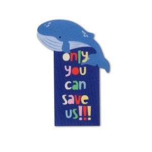 YOU CAN SAVE THE WHALES - Iron-on patch