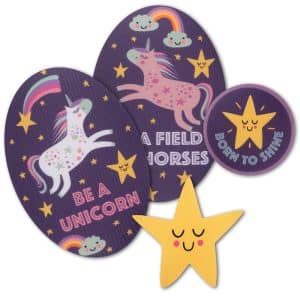 BE A UNICORN - Iron-on patches pack