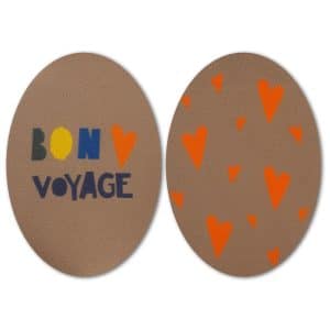 LOVE TRAVELLING  - Iron-on knee patches