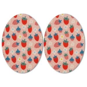 STRAWBERRIES  - Iron-on knee patches