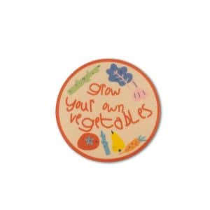 GROW YOUR VEGETABLES -  Aplicació termoadhesiva