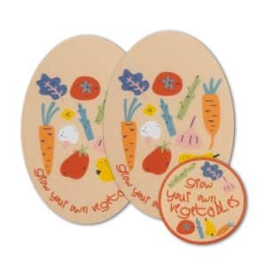 GROW YOUR VEGETABBLES - Pack d'aplicacions termoadhesives