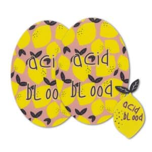 LEMONS - Iron-on patches pack