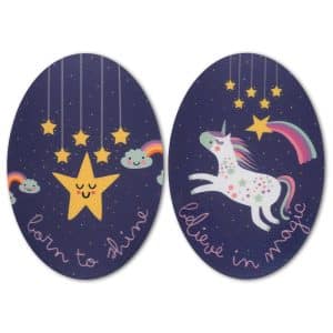 BORN TO SHINE  - Iron-on knee patches