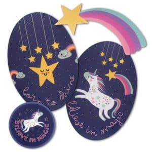 BORN TO SHINE - Iron-on patches pack